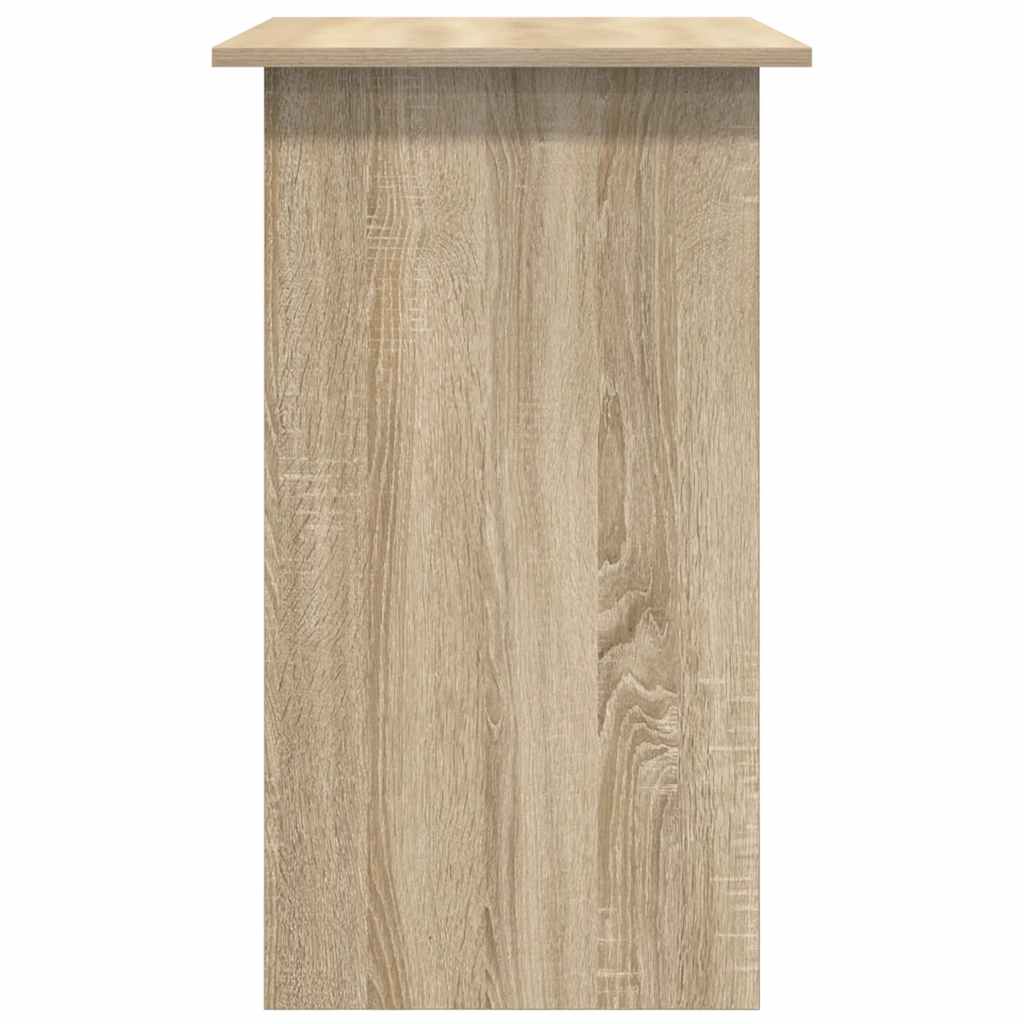 skrivebord 80x45x74 cm konstrueret træ sonoma-eg