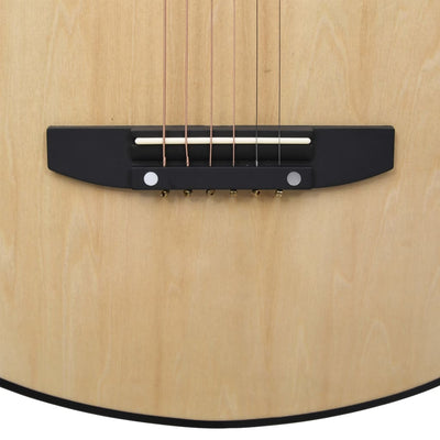 western akustisk guitar med 6 strenge 38" lindetræ