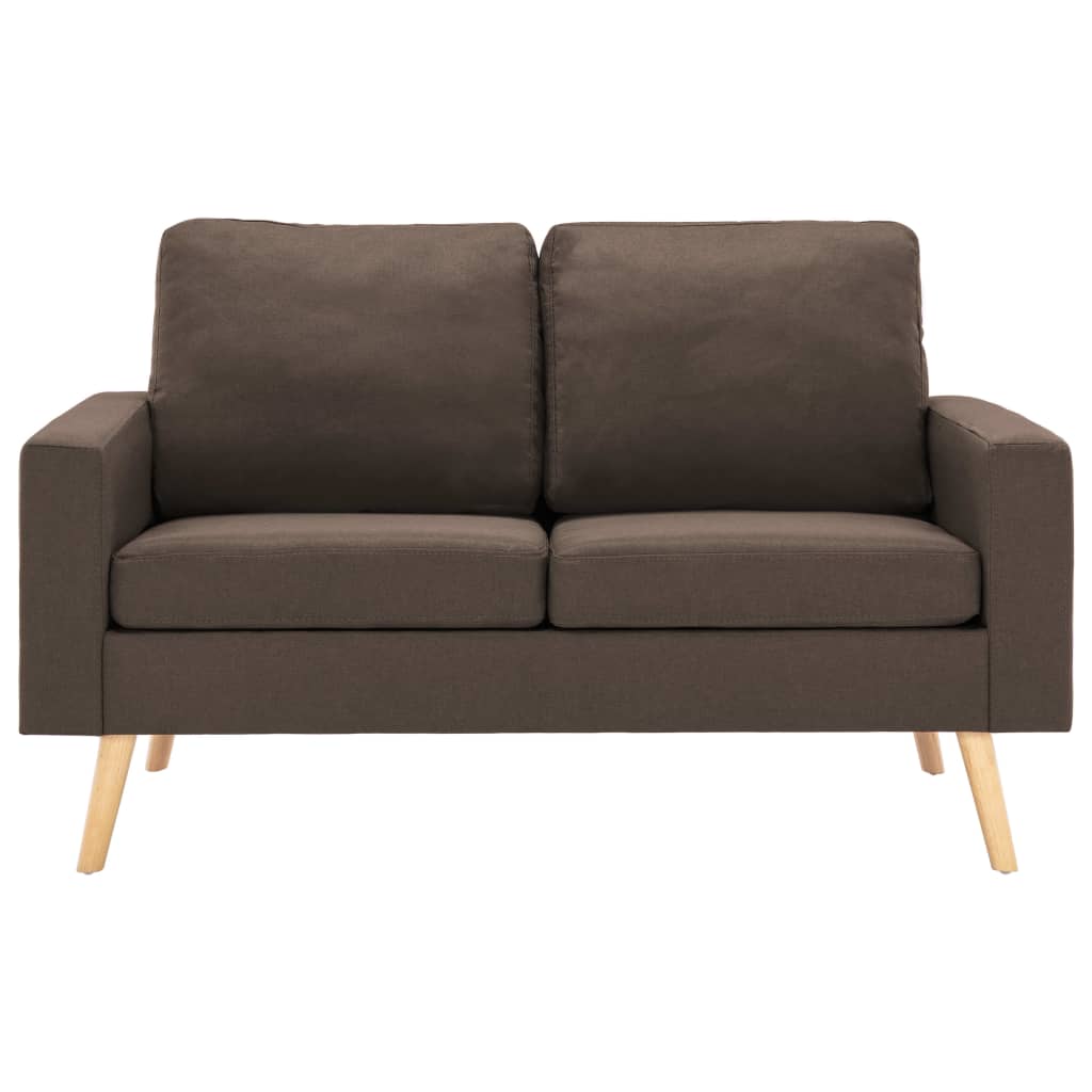 2-personers sofa stof brun