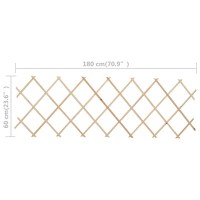 espalierhegn 5 stk. 180x60 cm massivt fyrretræ