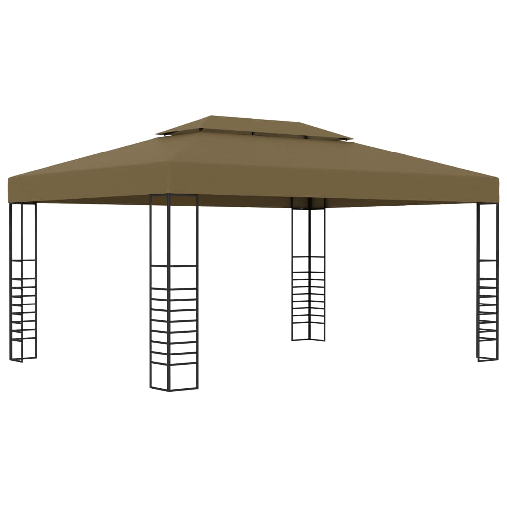 pavillon 3x4 m 180 g/m² gråbrun