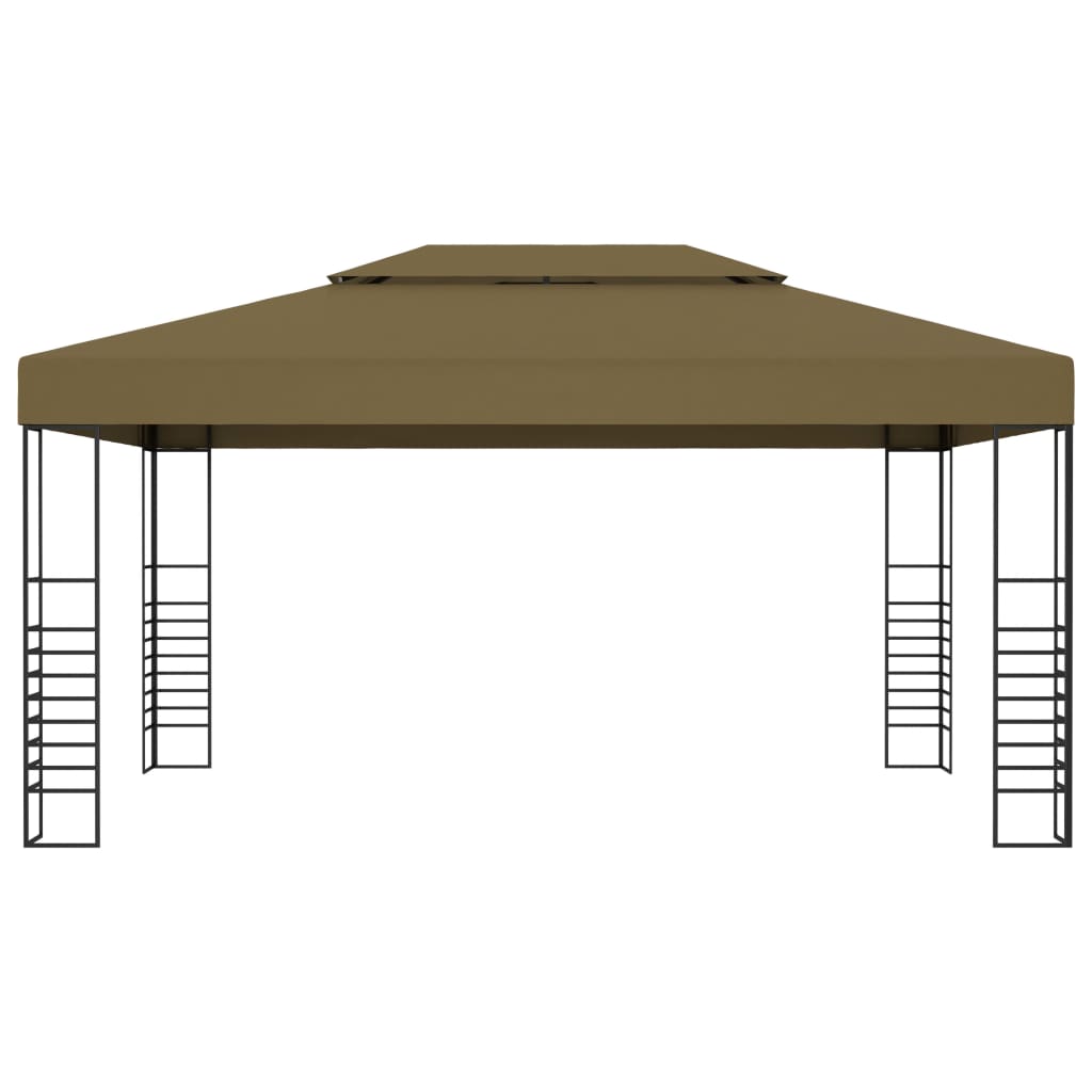 pavillon 3x4 m 180 g/m² gråbrun