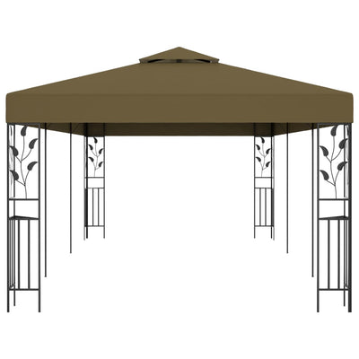 pavillon 6x3 m 180 g/m² gråbrun