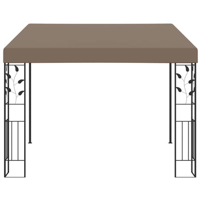 vægmonteret pavillon 3x3x2,5 m gråbrun