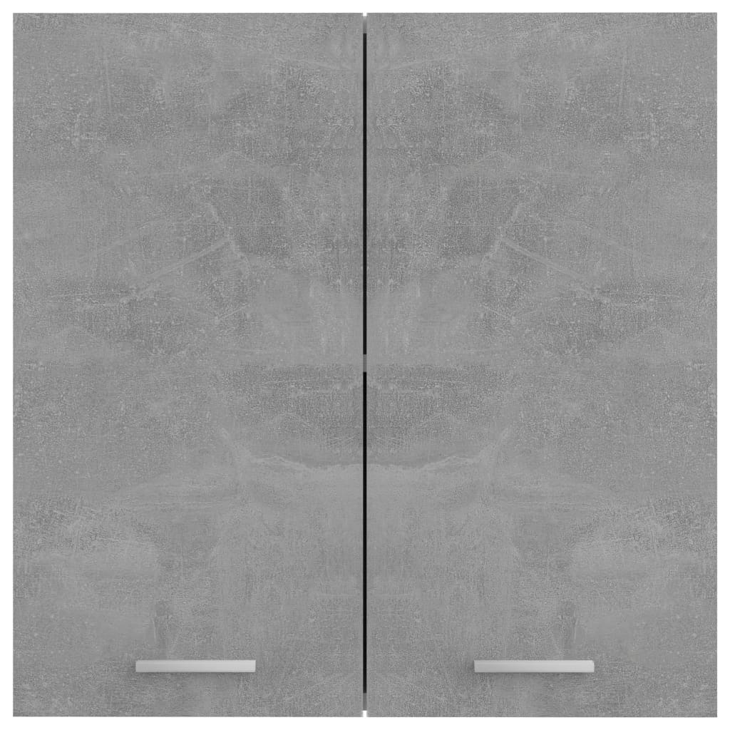 vægskab 60x31x60 cm konstrueret træ betongrå