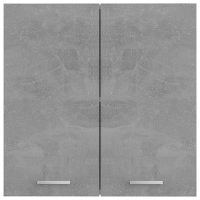 vægskab 60x31x60 cm konstrueret træ betongrå