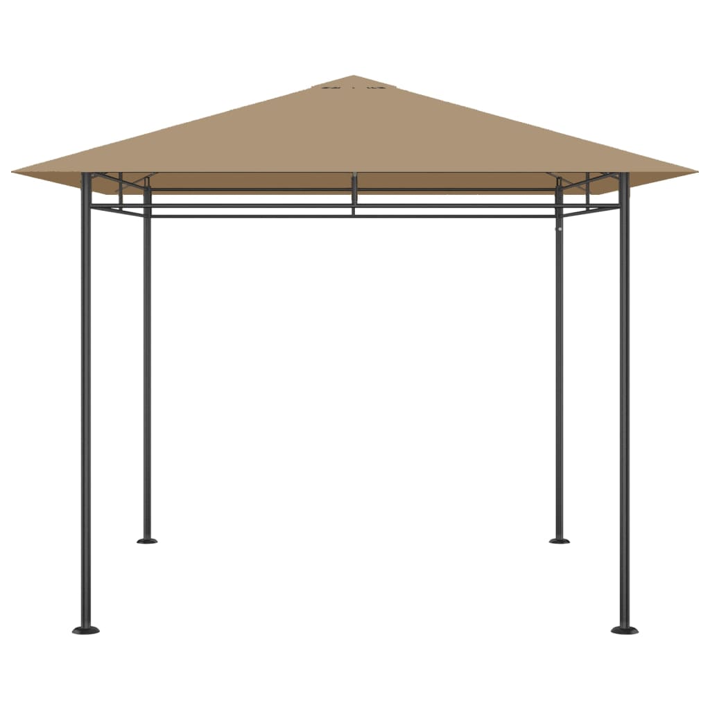 pavillon 3x3x2,7 m 180 g/m² gråbrun