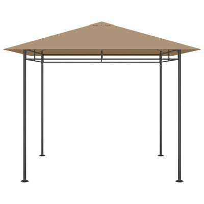 pavillon 3x3x2,7 m 180 g/m² gråbrun