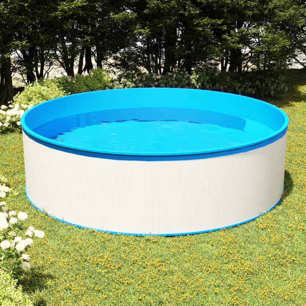 vidaXL pool 350x90 cm hvid