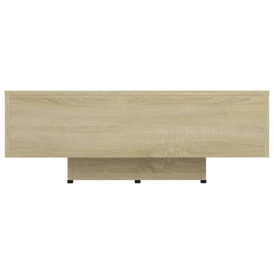 sofabord 85x55x31 cm konstrueret træ sonoma-eg