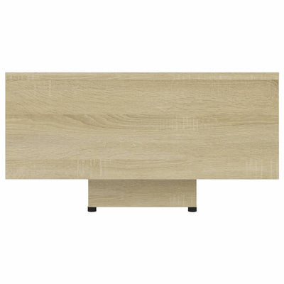 sofabord 85x55x31 cm konstrueret træ sonoma-eg