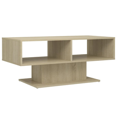 sofabord 103,5x50x44,5 cm konstrueret træ sonoma-eg