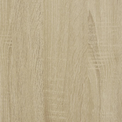 sofabord 60x60x31,5 cm konstrueret træ sonoma-eg