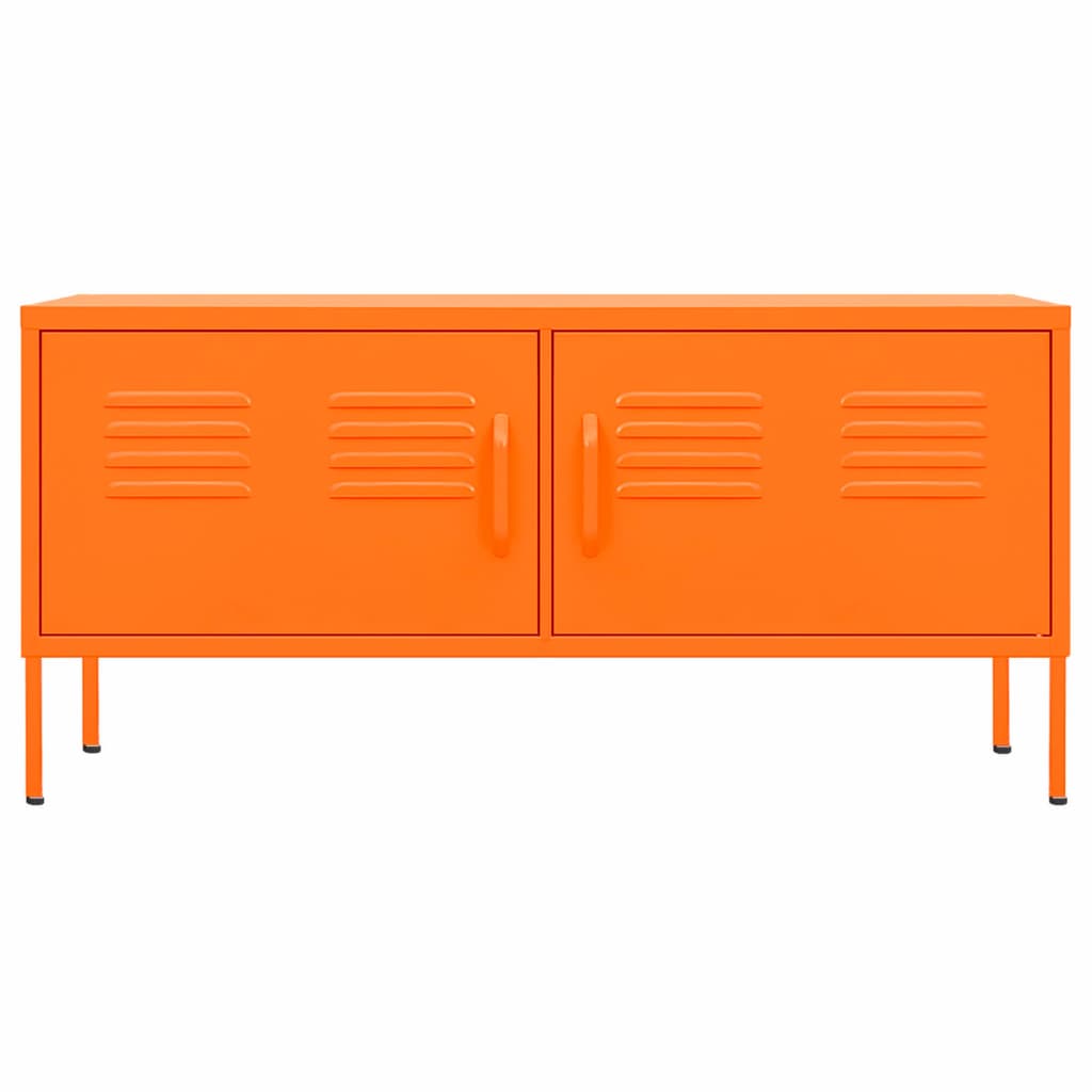 tv-skab 105x35x50 cm stål Orange