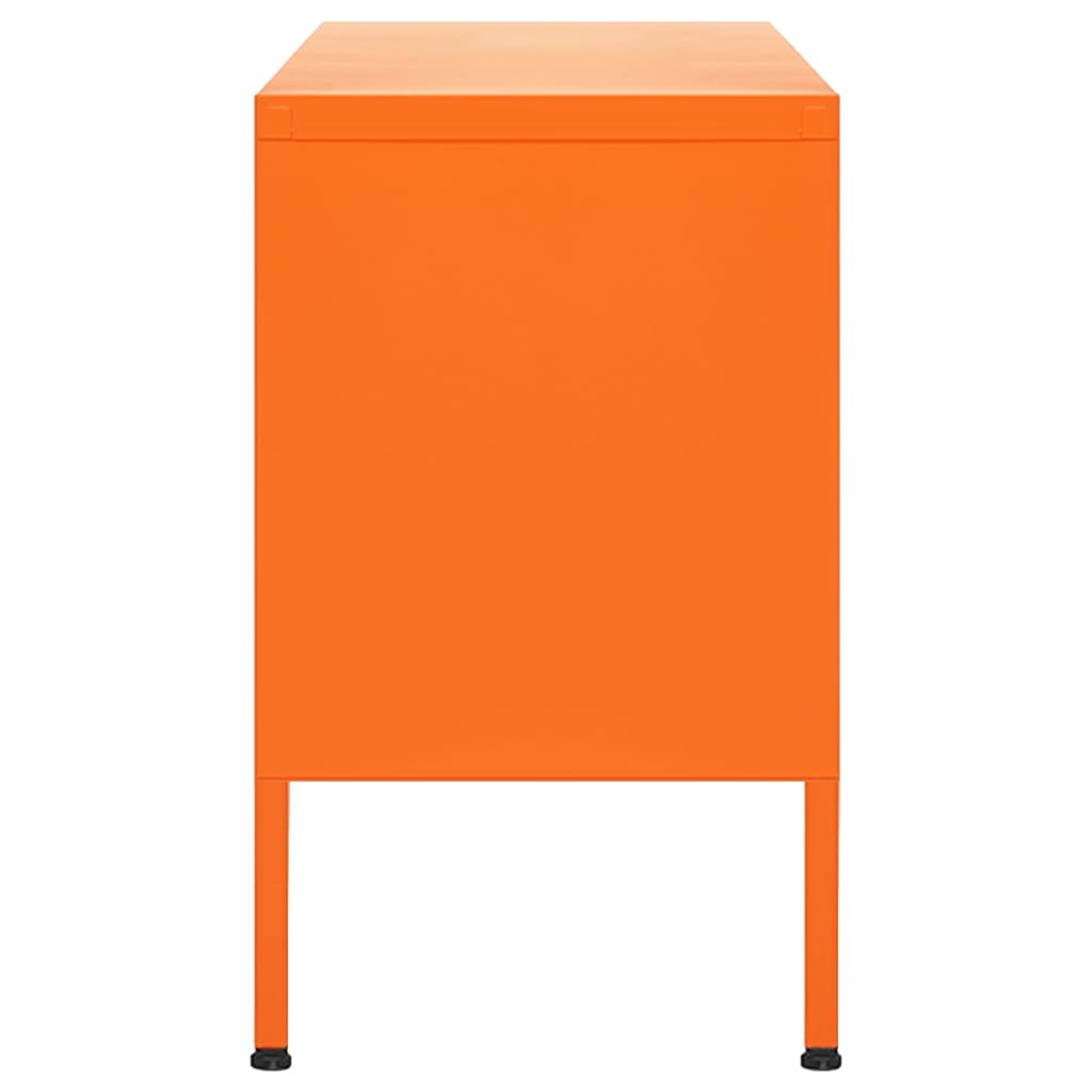 tv-skab 105x35x50 cm stål Orange