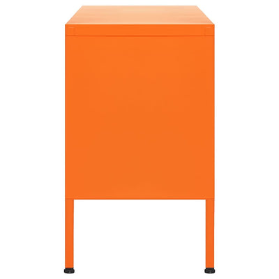 tv-skab 105x35x50 cm stål Orange