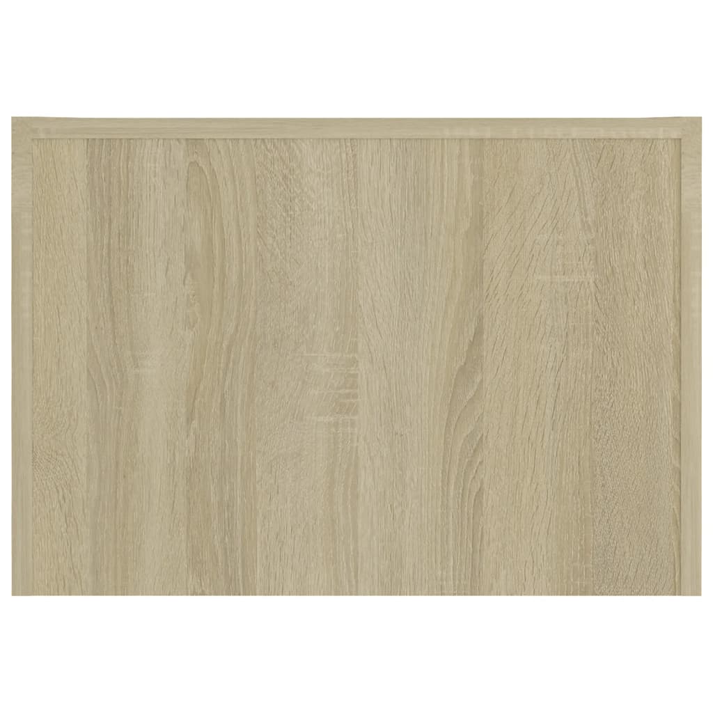 sofabord 50x50x35 cm konstrueret træ sonoma-eg