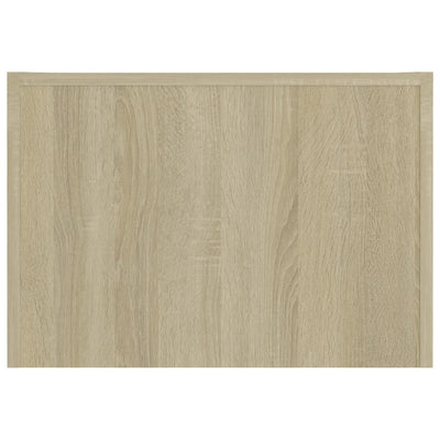 sofabord 50x50x35 cm konstrueret træ sonoma-eg