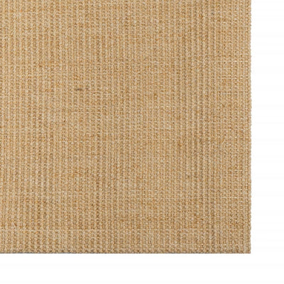 gulvtæppe 100x300 cm naturlig sisal sandfarvet