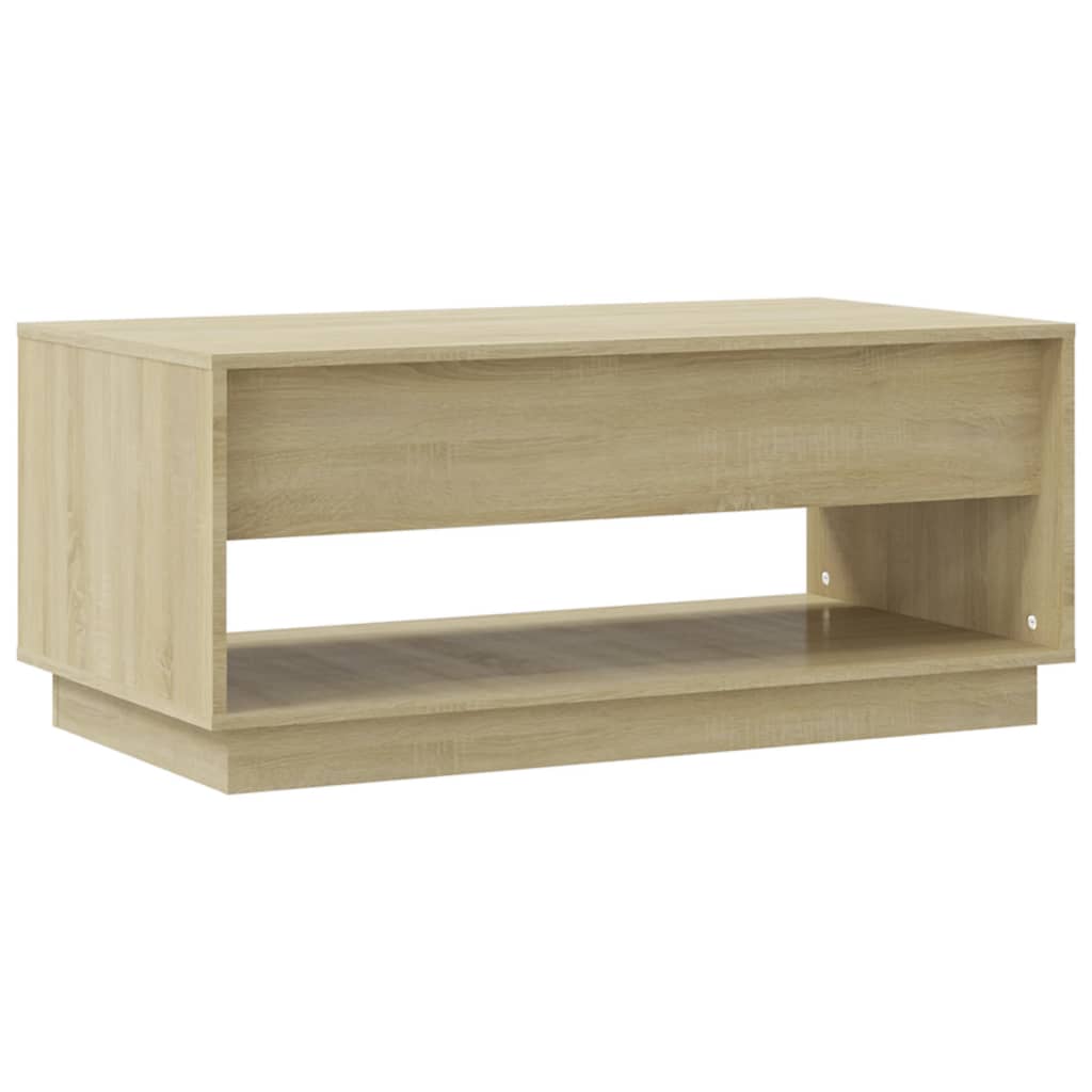 sofabord 102,5x55x44 cm konstrueret træ sonoma-eg