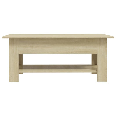 sofabord 102x55x42 cm konstrueret træ sonoma-eg