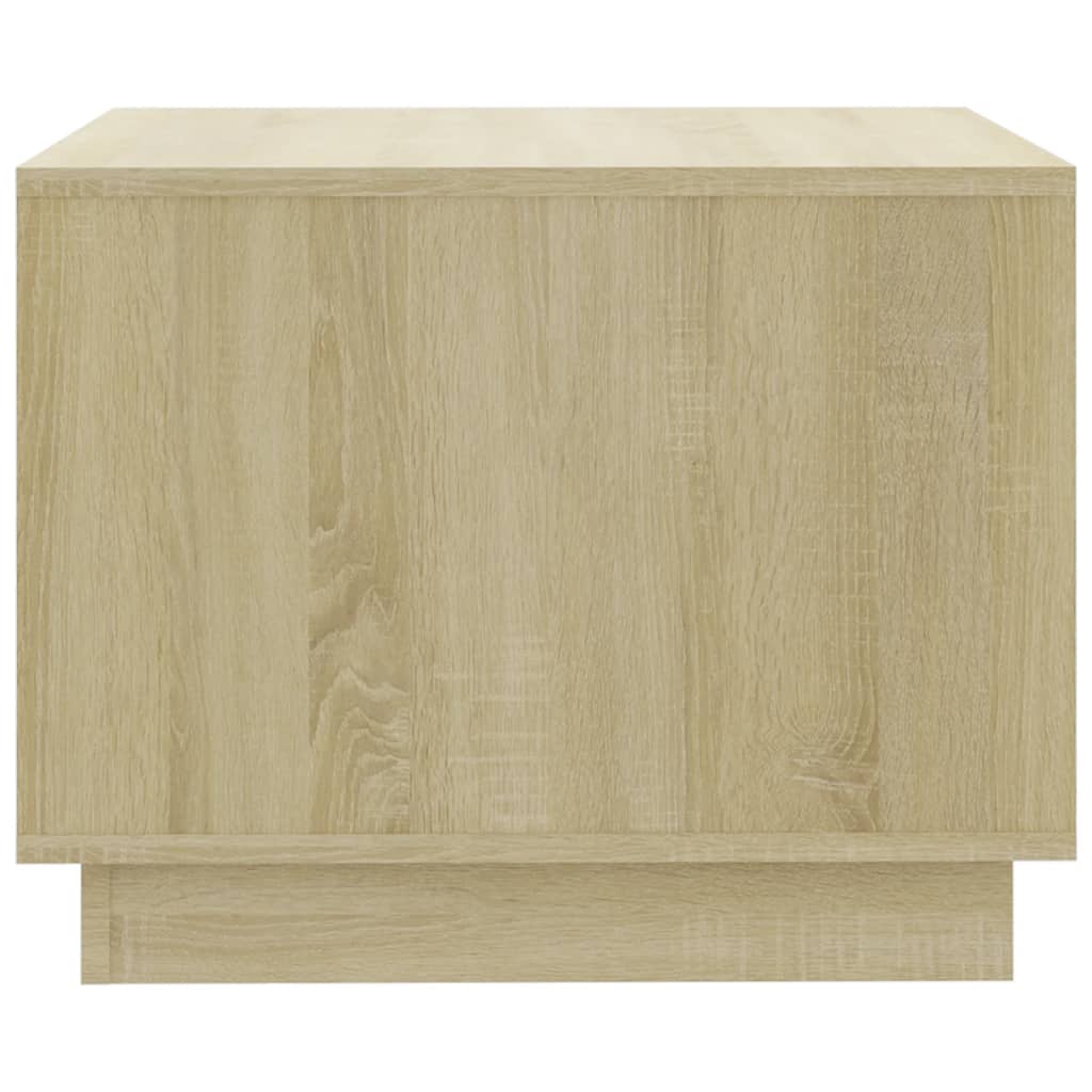 sofabord 55x55x43 cm konstrueret træ sonoma-eg