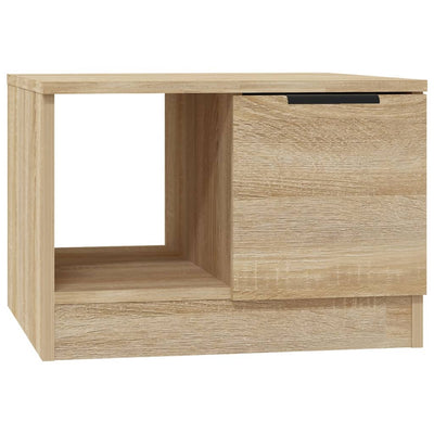 sofabord 50x50x36 cm konstrueret træ sonoma-eg