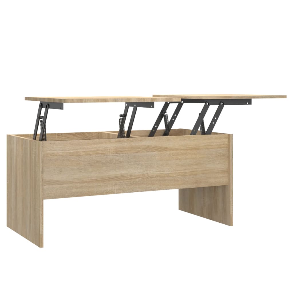 sofabord 102x50,5x46,5 cm konstrueret træ sonoma-eg