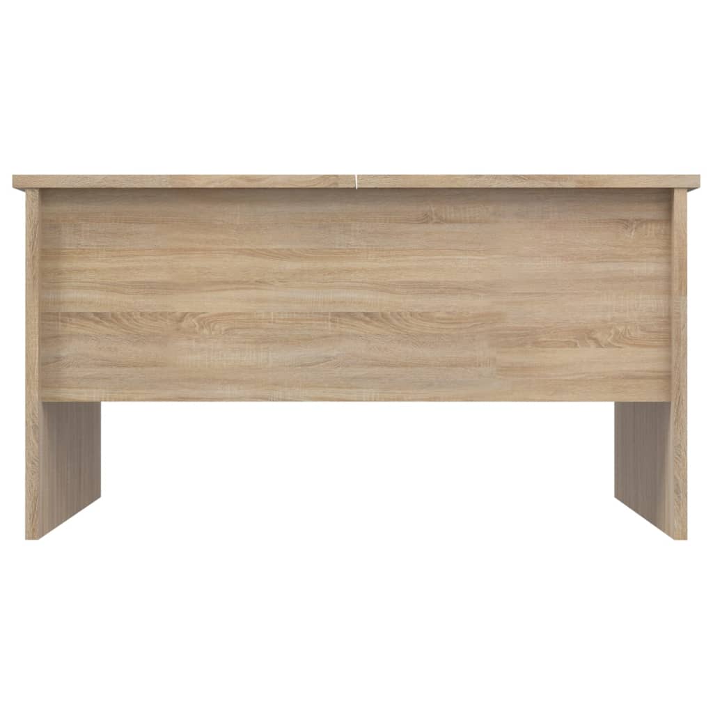 sofabord 80x50x42,5 cm konstrueret træ sonoma-eg