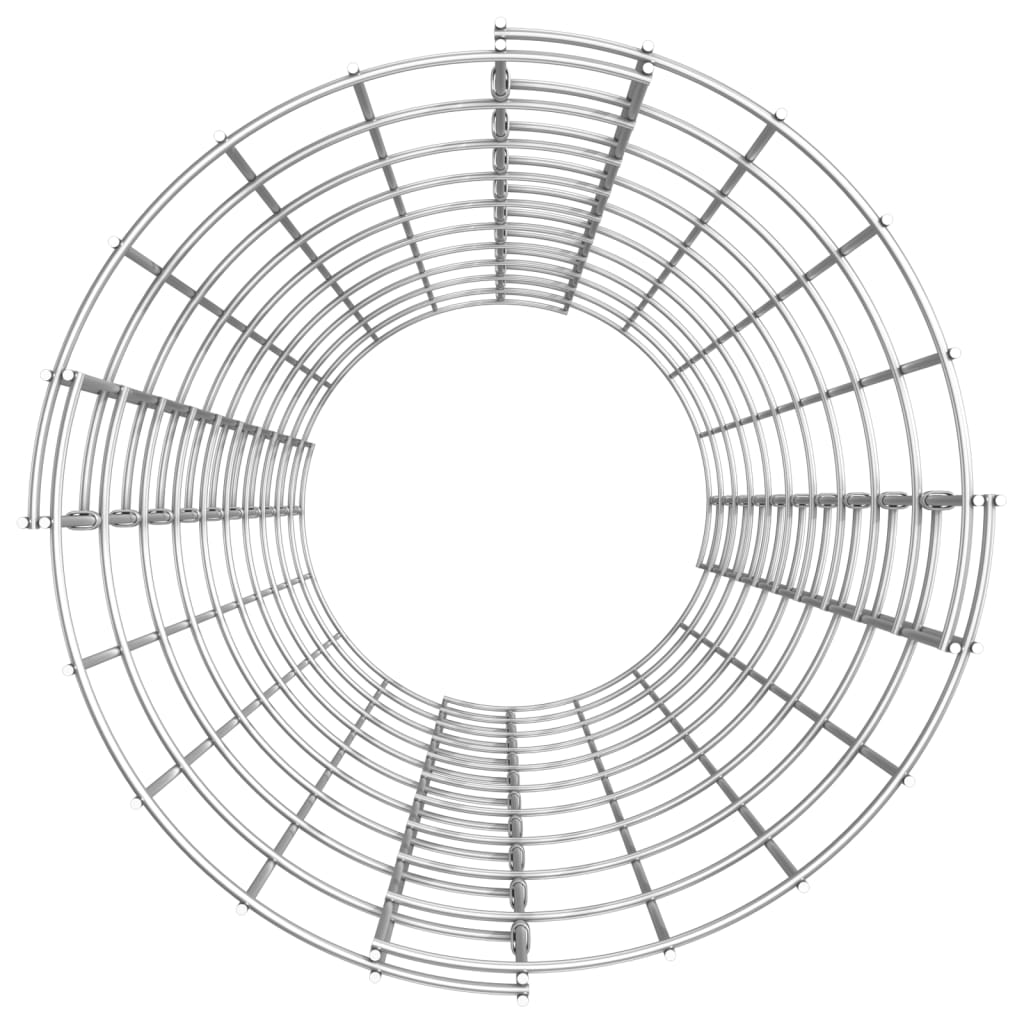 gabionsøjle Ø30x100 cm galvaniseret stål rund