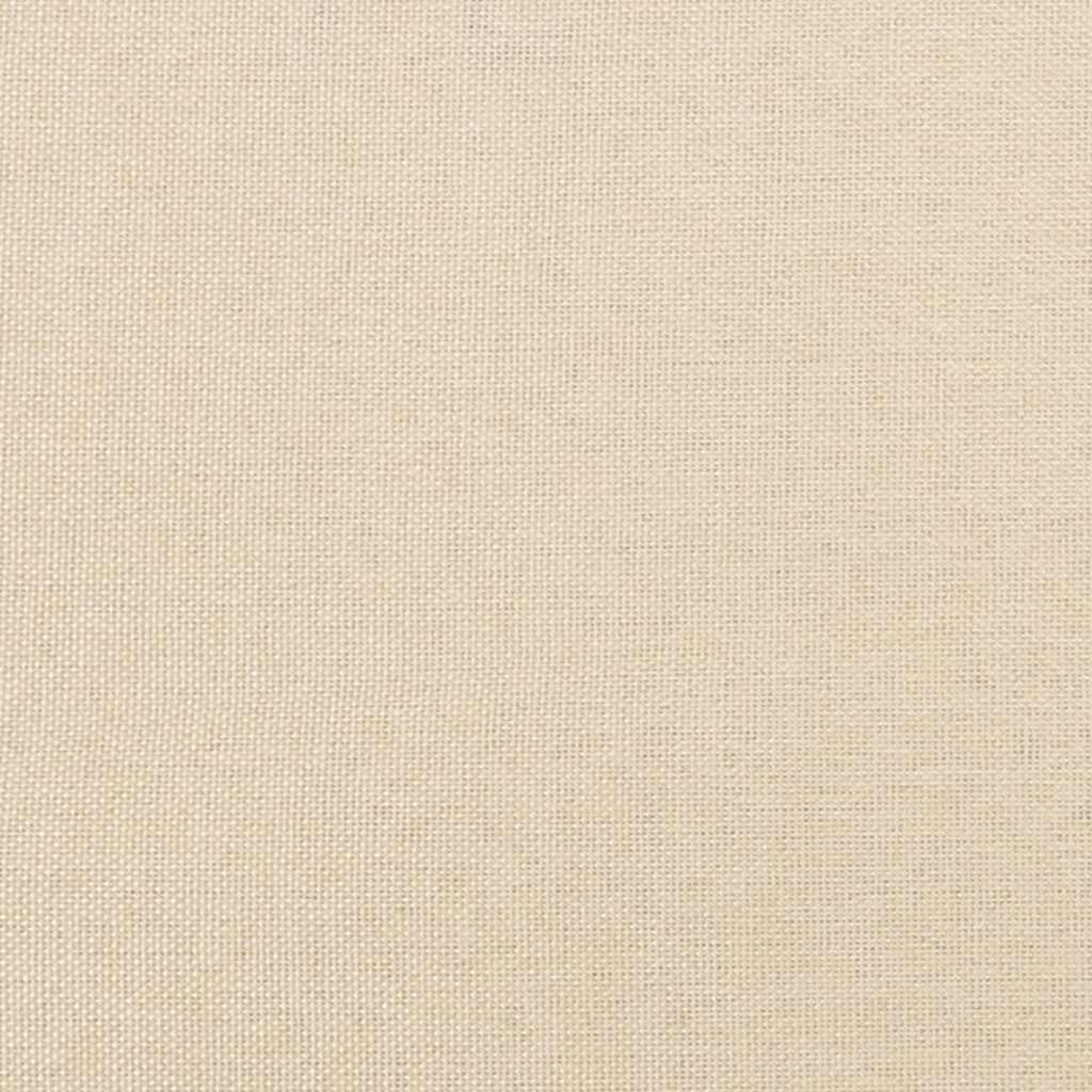 Sengeramme uden madras Creme 120x200 cm Stof