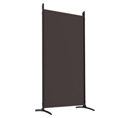 5-panels rumdeler 433x180 cm stof brun