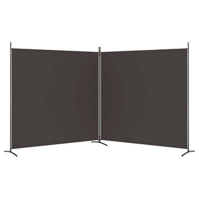 vidaXL 2-panels rumdeler 348x180 cm stof brun