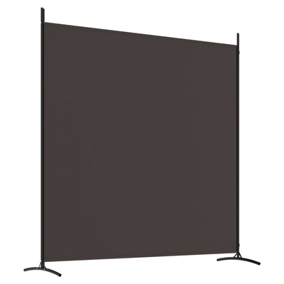 vidaXL 2-panels rumdeler 348x180 cm stof brun