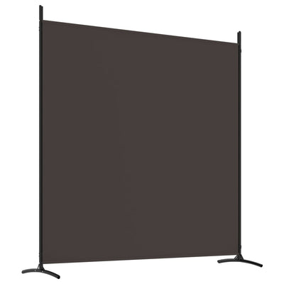 vidaXL 4-panels rumdeler 698x180 cm stof brun