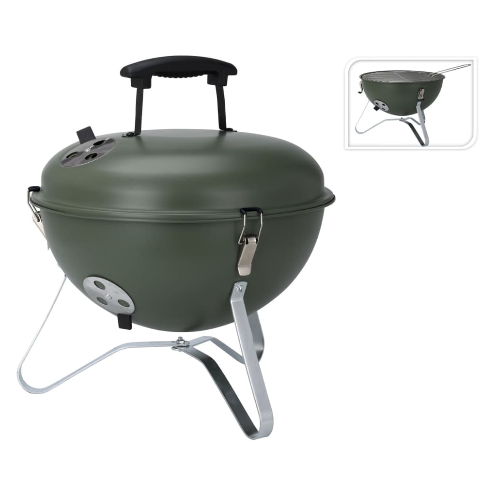 ProGarden kuglegrill 37 cm olivengrøn