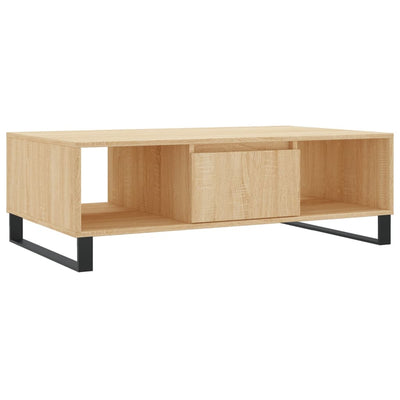 sofabord 104x60x35 cm konstrueret træ sonoma-eg