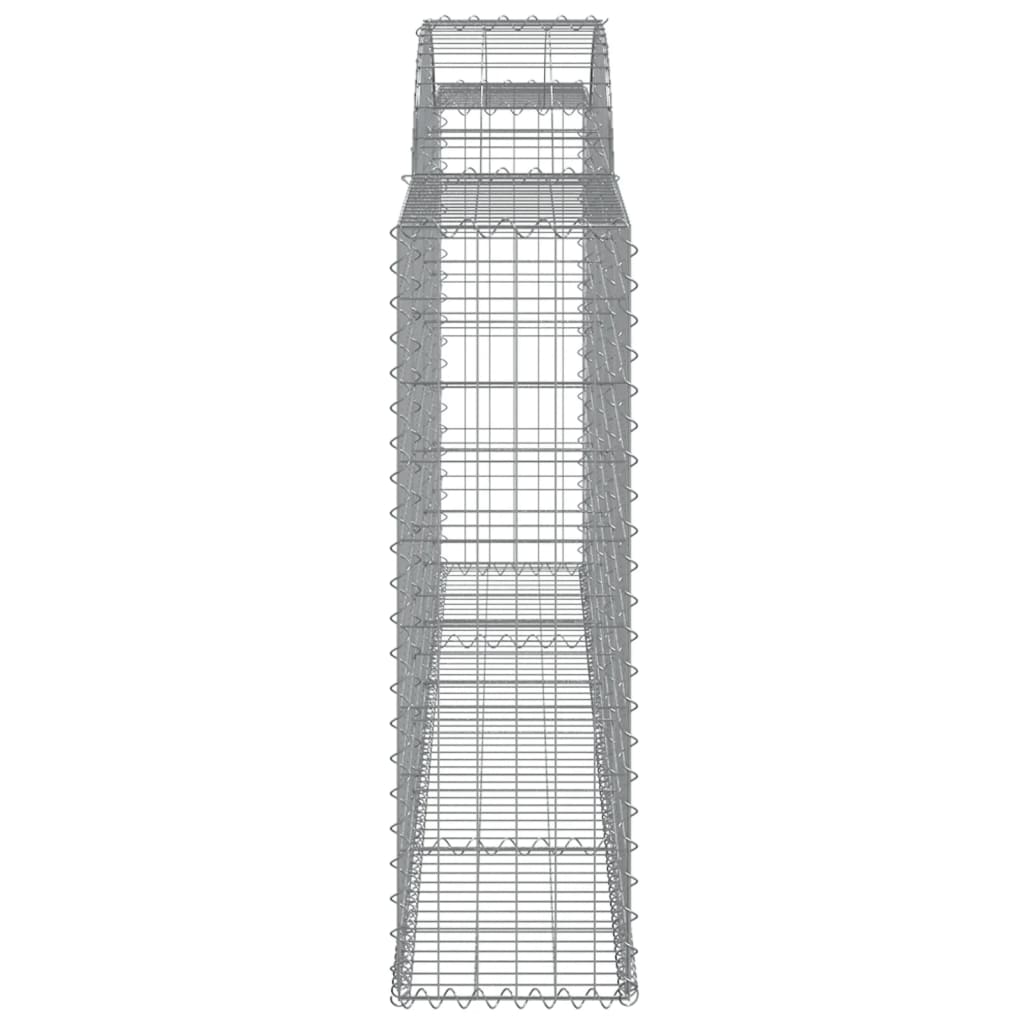 buede gabionkurve 20 stk. 300x30x100/120 cm galvaniseret jern