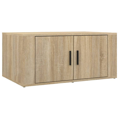 sofabord 80x50x36 cm konstrueret træ sonoma-eg