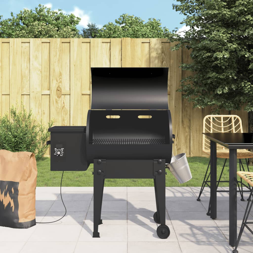 pillegrill 94 cm jern sort