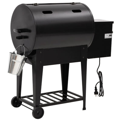 pillegrill med bundhylde 94 cm jern sort