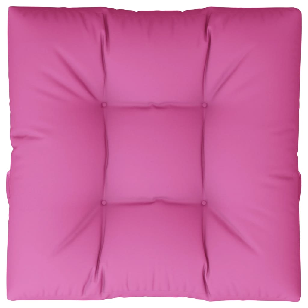 pallehynde 80x80x12 cm stof pink