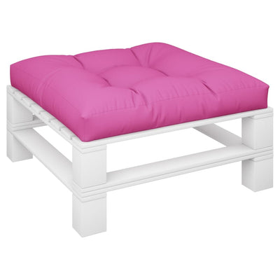 pallehynde 80x80x12 cm stof pink