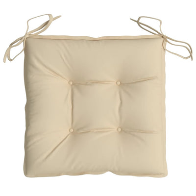 stolehynder 2 stk. 40x40x7 cm oxfordstof beige