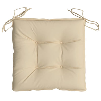 stolehynder 4 stk. 40x40x7 cm oxfordstof beige