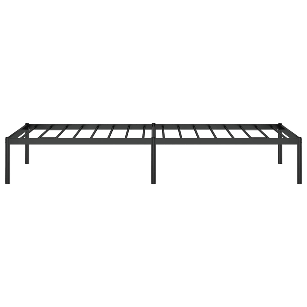 sengeramme 75x190 cm metal sort