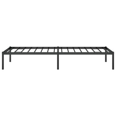 sengeramme 75x190 cm metal sort