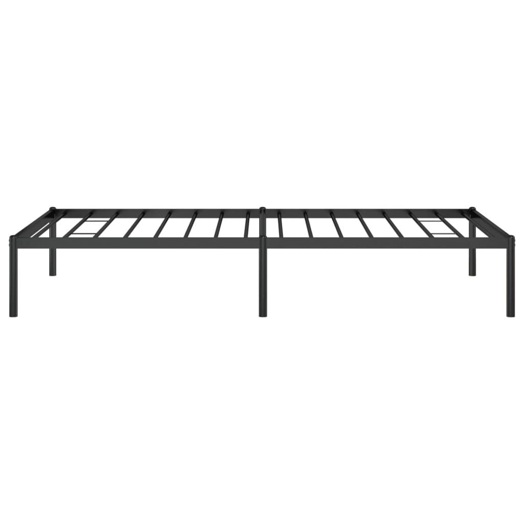 sengeramme 90x190 cm metal sort