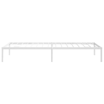 sengeramme 80x200 cm metal hvid