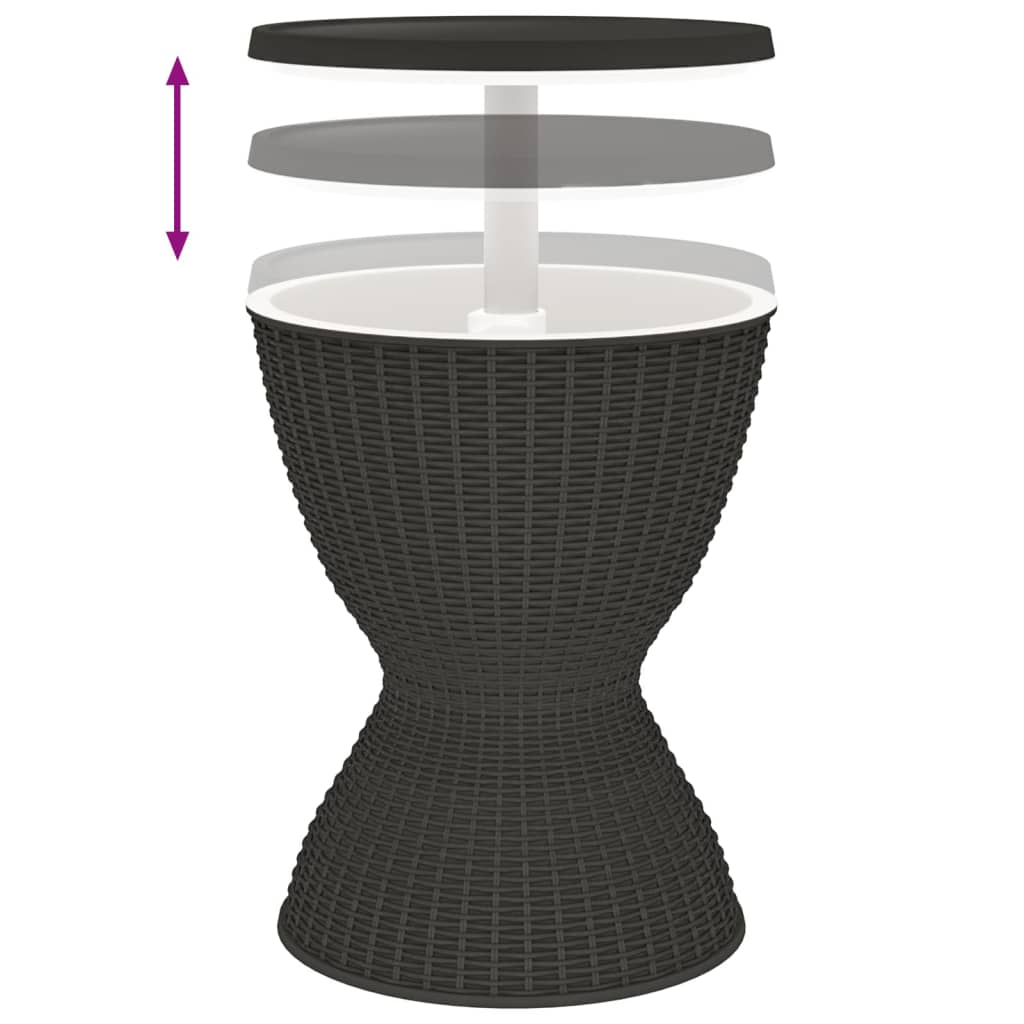 3-i-1 kølebar polypropylen sort